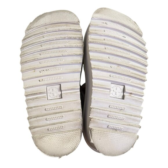 Dr. Martens Women's Voss Mono Hydro White Leather Straps SoftWair Sandals Size 6 - Picture 9 of 11